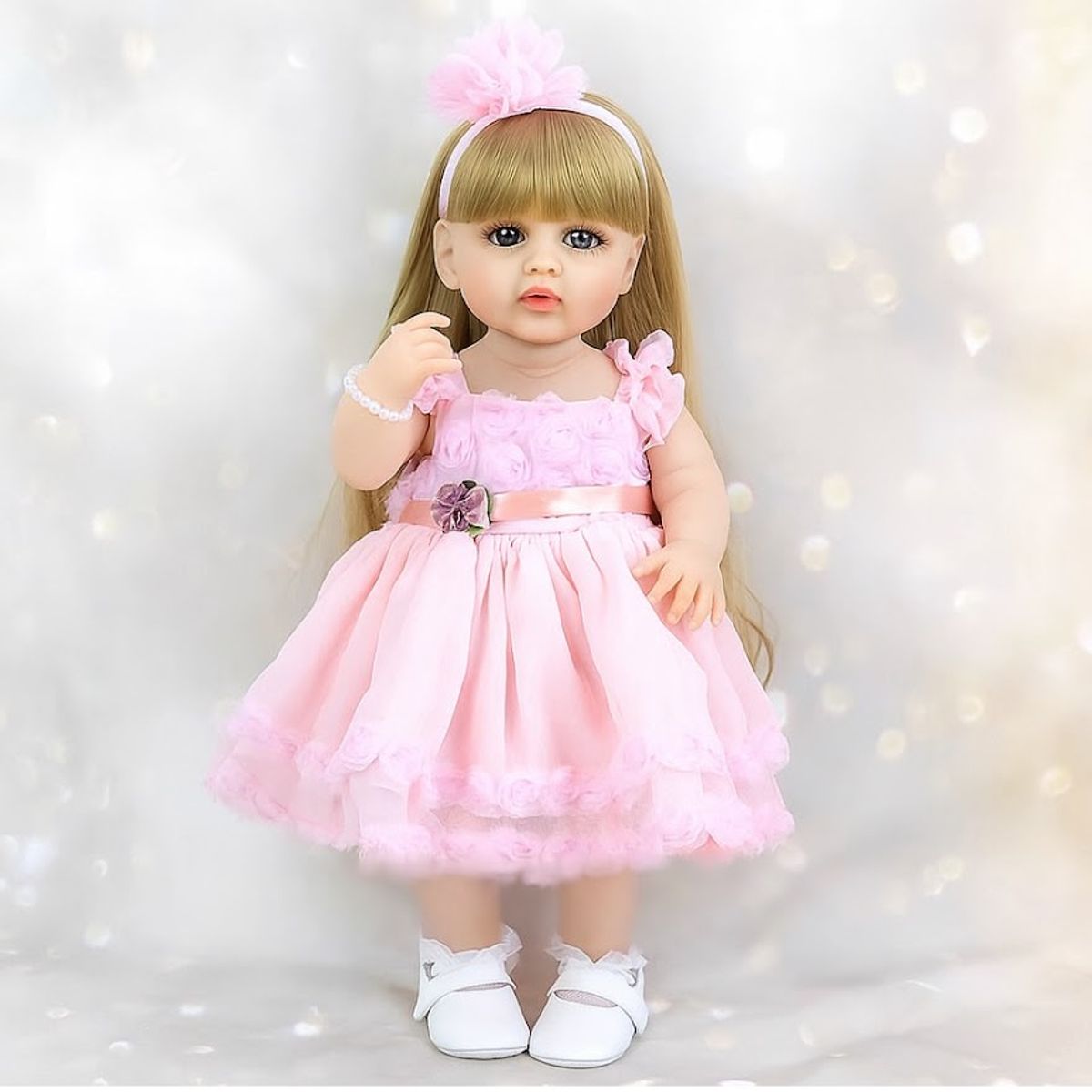 GENERICO - MUÑECA REBORN SILICONA 55CM