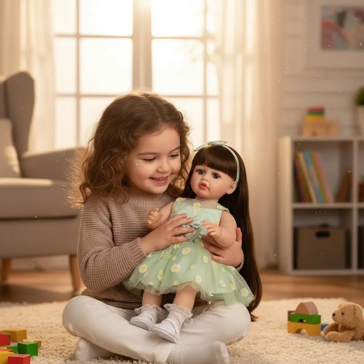 GENERAL TIRE - MUÑECA REBORN SILICONA 55CM