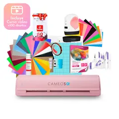 SILHOUETTE - Kit Cameo 5 Alfa Rosada + Mini Estampadora Hoby