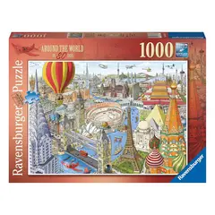 RAVENSBURGER - Puzzle Rompecabezas 1000 - Arround The World in 80 Days