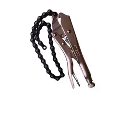 INGCO - Llave Caiman 10 Pulg Con Cadena Hclp0210 Plateado