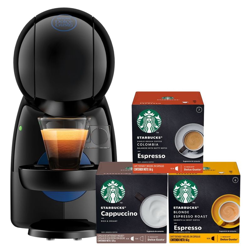 MALCREADO17172 - Cafetera Piccolo Xs  Cápsulas Starbucks X3 Cajas