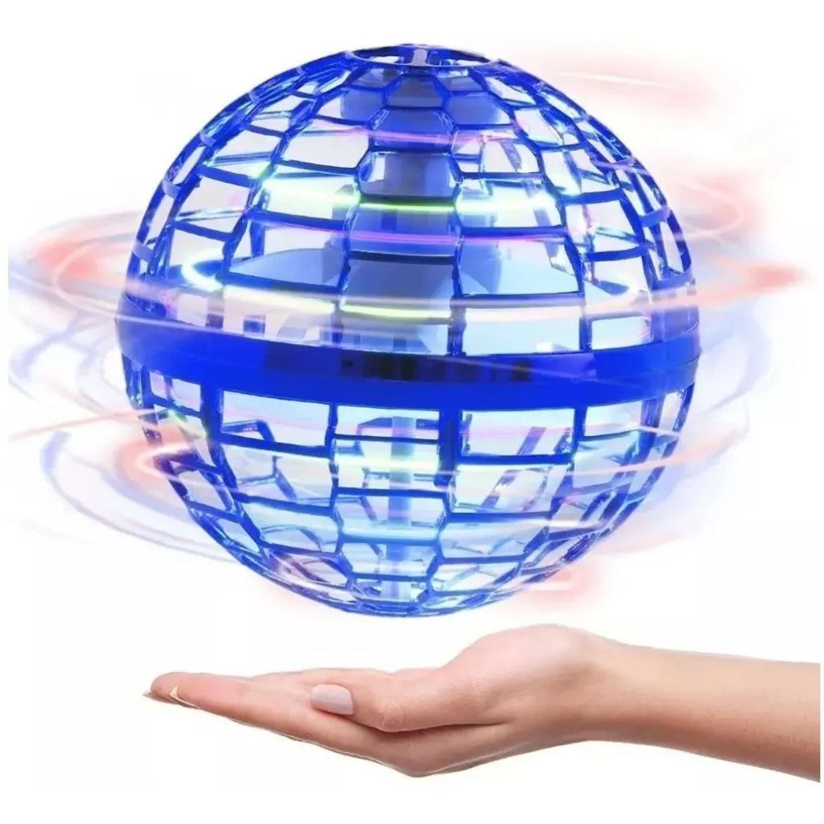 GENERICO - Pelota Voladora Esfera Luz Led Rgb Mini Drone