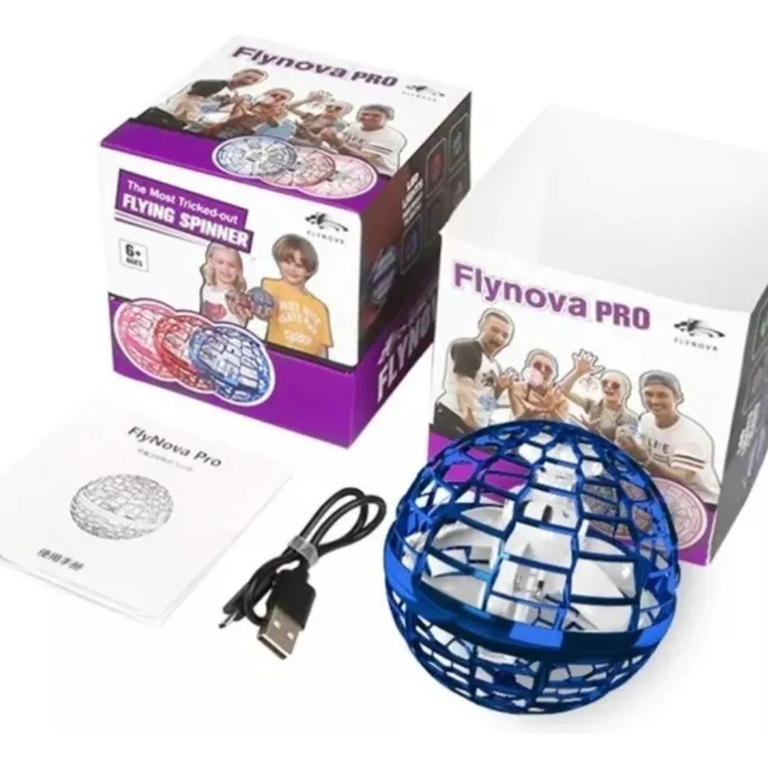 Bola Voladora Con Luces RGB – Mini Dron De Mano Para Niños De 6 A 12 Años, Juguete Flotante Y Portátil