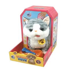 GENERICO - Gato Eléctrico Encantador Juguete De Peluche Gris