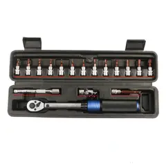 CEGRU - Llave De Torque Profesional 1/4 Pulgada 5 A 30nm - 18 Piezas