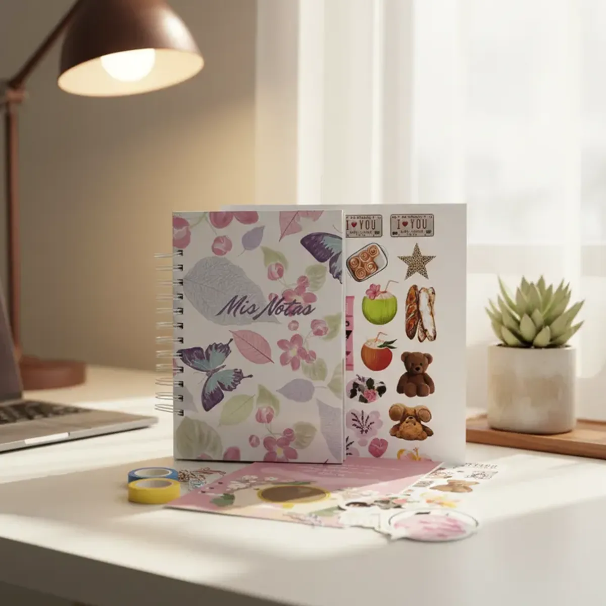 GENERICO - Set de Papelería para Scrapbooking  Journaling- Creatividad Sin Límites