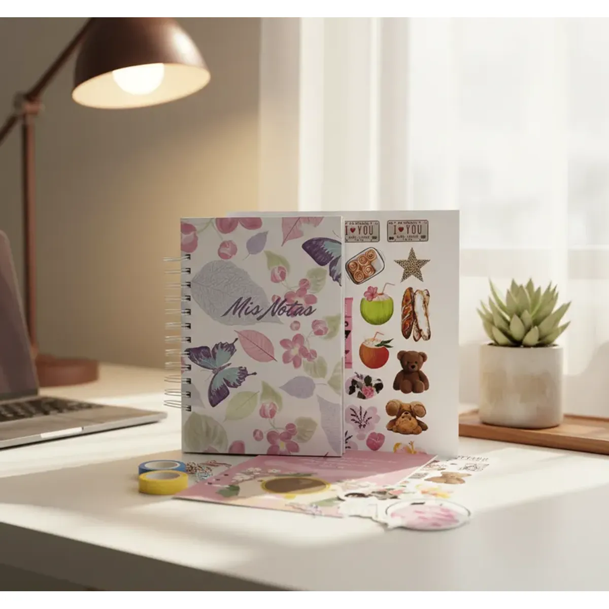 GENERICO - Set de Papelería para Scrapbooking  Journaling- Creatividad Sin Límites