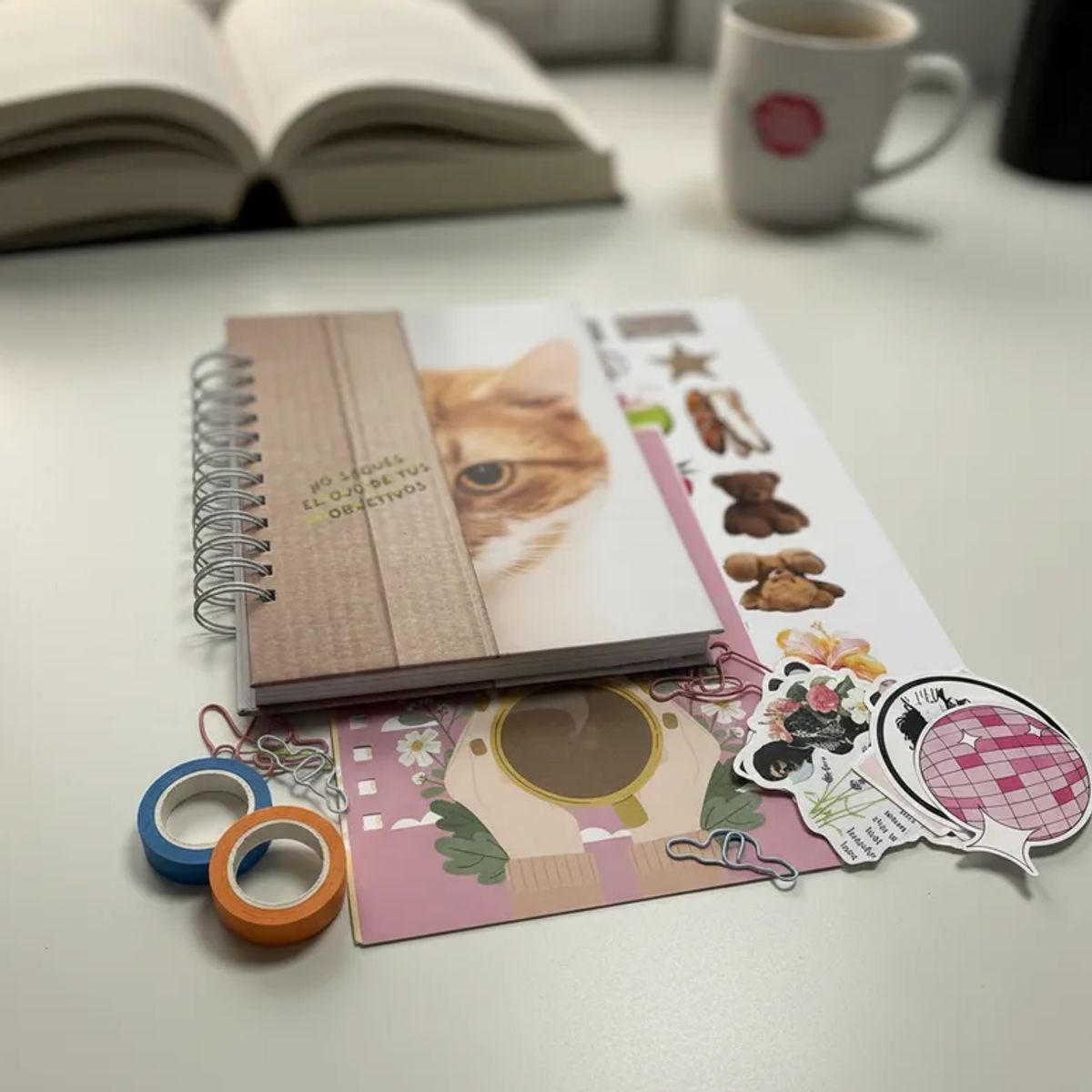 GENERICO - Set de Papelería para Scrapbooking  Journaling- Creatividad Sin Límites