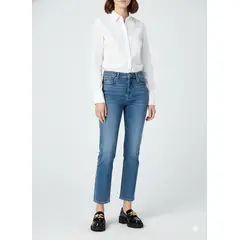 BOVINITA - Mocasín Mujer Charol Negro Con Cadena Oversize Dorada