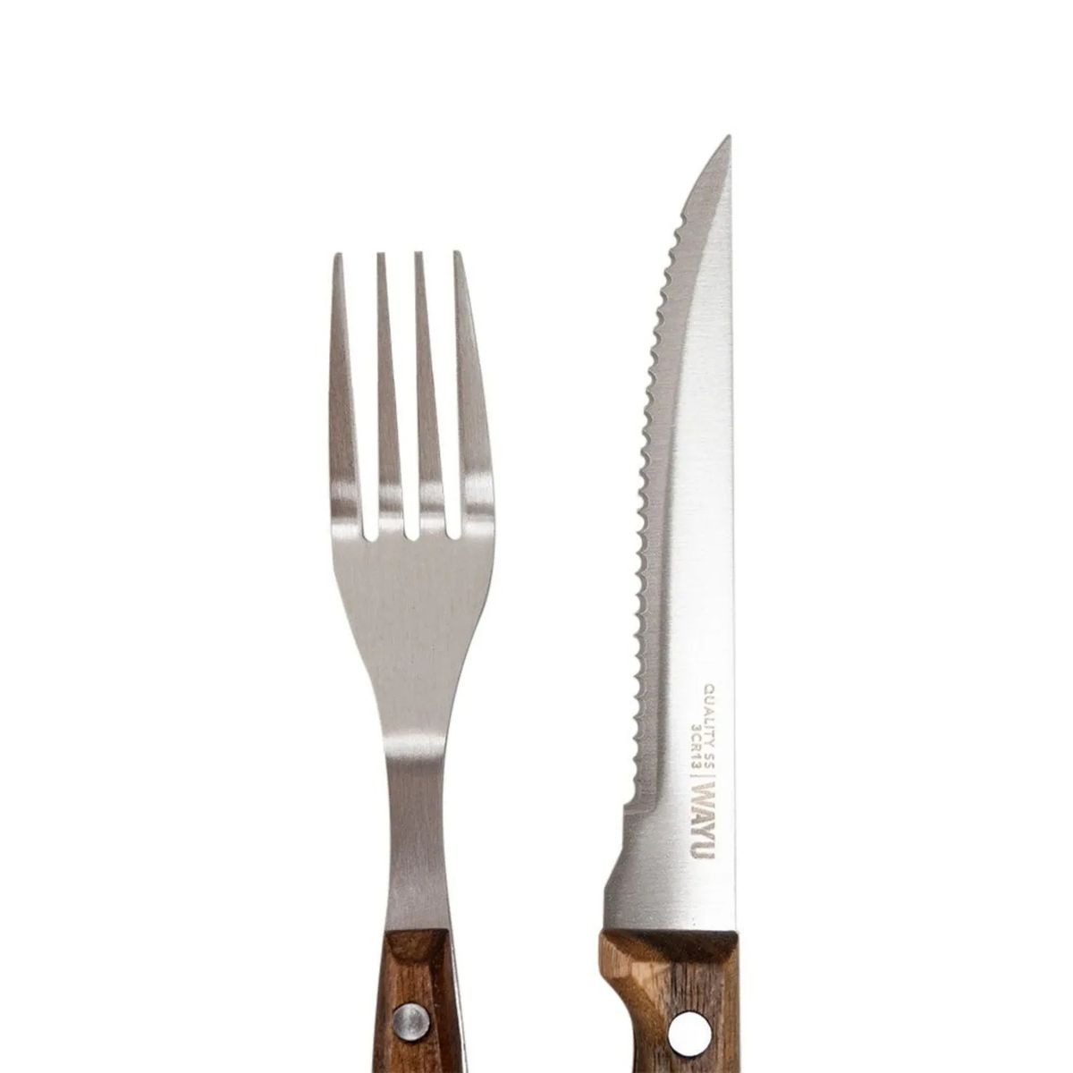 WAYU - SET CUCHILLOS Y TENEDORES PRM 8 PCS WAYU