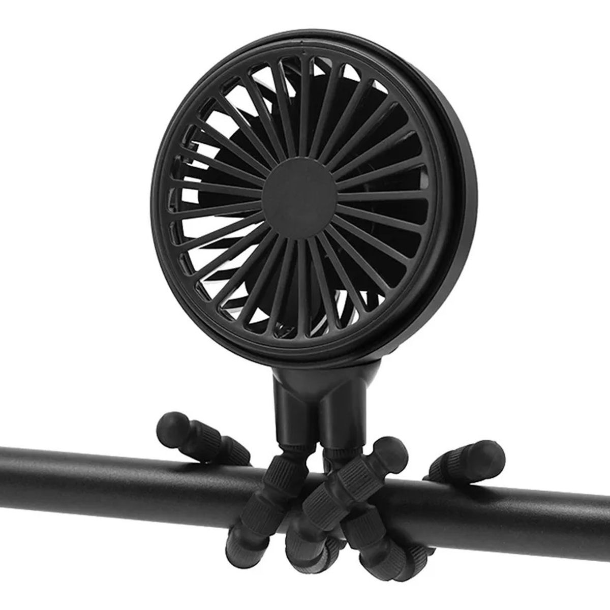 GENERICO - Ventilador 360 Multifuncional Auto Coche Bebe Montable