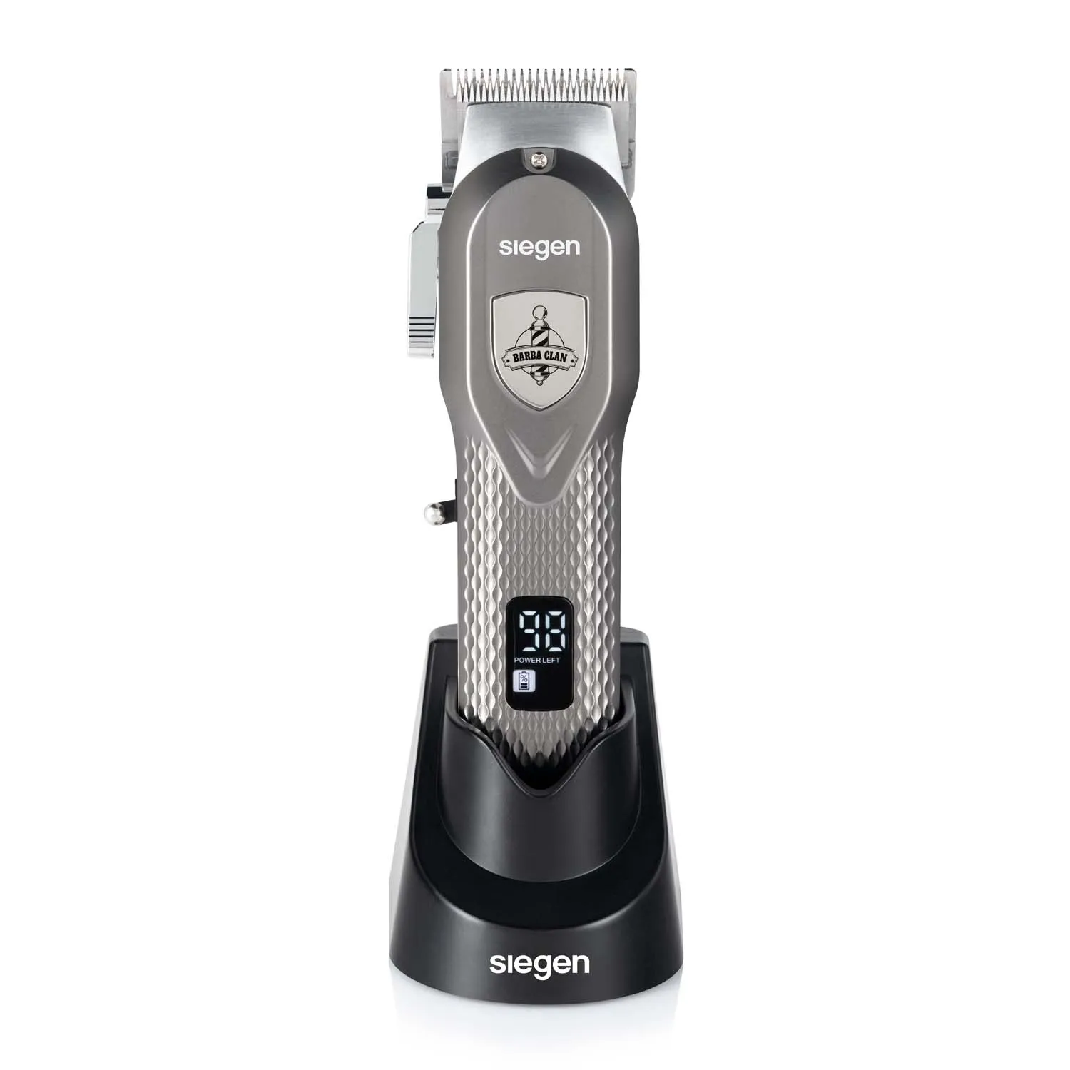 SIEGEN Cortapelos Clipper SG-8700 Rebajador Barba Carga Rápida+
