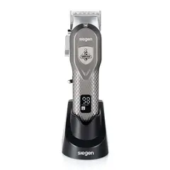 SIEGEN - Cortapelos Clipper SG-8700 Rebajador Barba Carga Rápida+Base