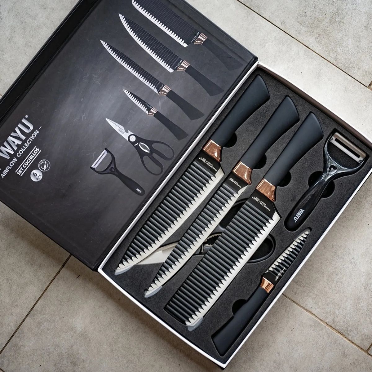 WAYU - Set Cuchillos Rolling Wayu