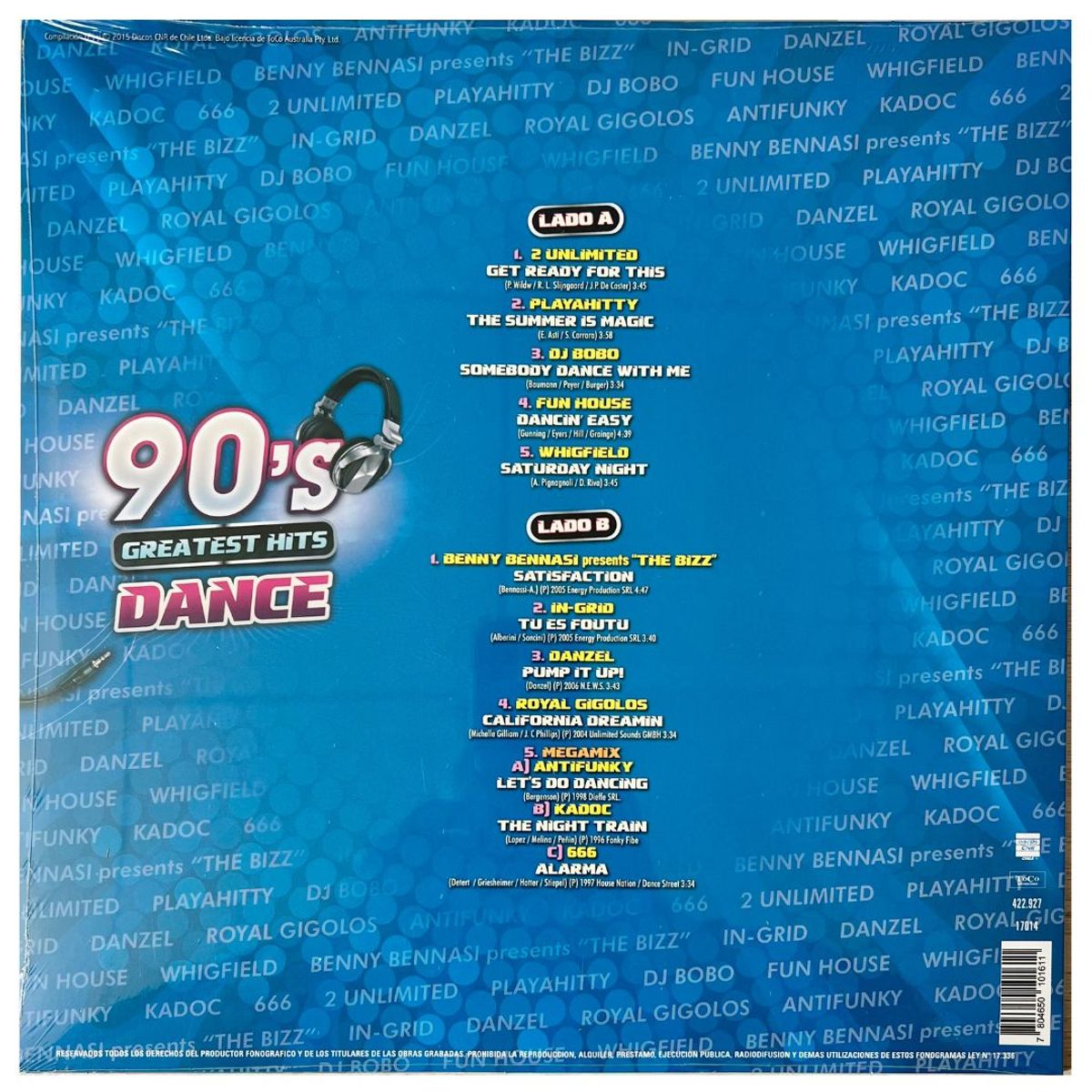 GENERICO - 90'S GREATEST HITS DANCE - VARIOS / VINILO