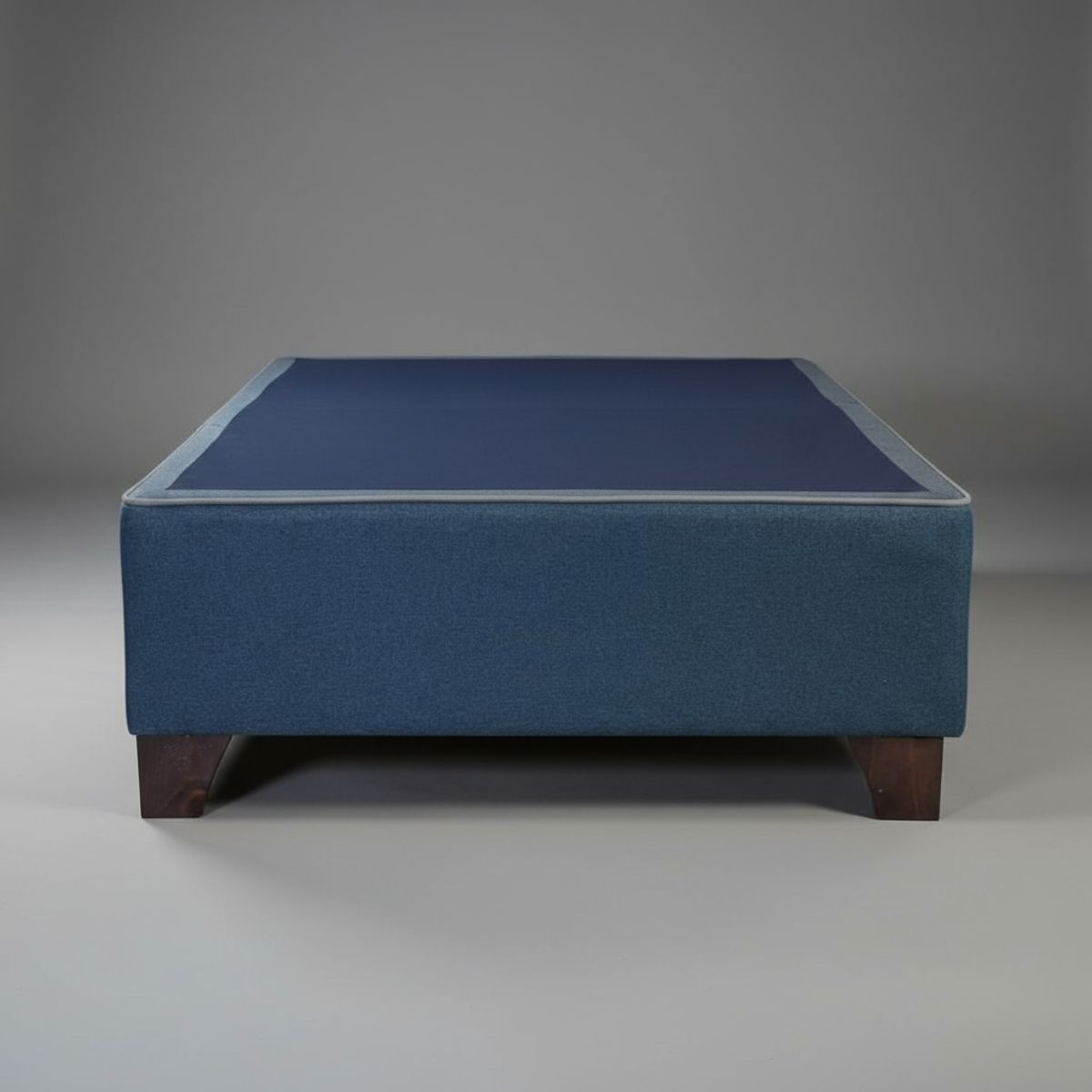 BLOCCARE - Base De Cama 1 Plaza Box 30 cm / Patas De Madera 11 cm - Largo 190 cm - Con Refuerzo