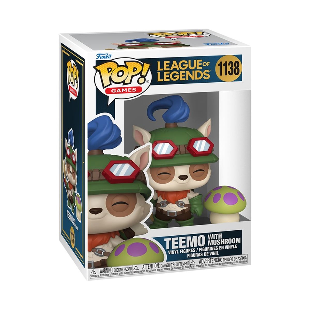 FUNKO - Funko Pop League Of Legends (LoL) – Teemo Con Seta 1138 + Protector