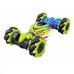 GENERICO - Auto Loco 4x4 Trucos Pro con Control 24G Verde