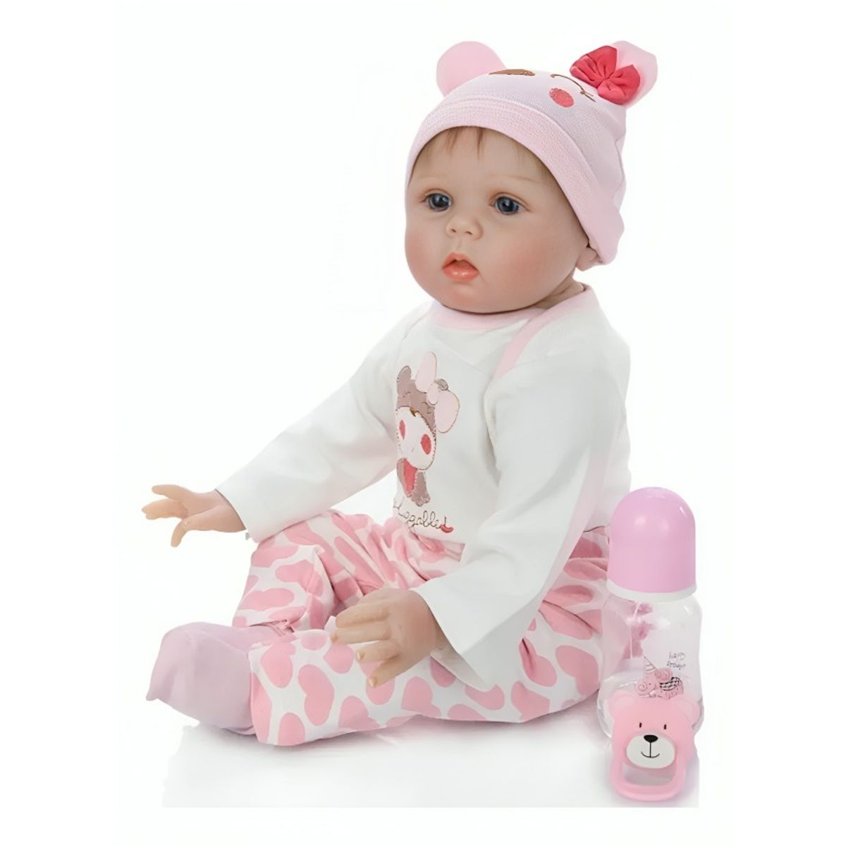 GENERICO - Muñeca Bebe Reborn Juguete Realista 55cm con Accesorios