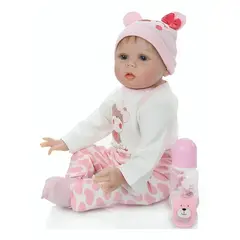 GENERICO - Muñeca Bebe Reborn Juguete Realista 55cm con Accesorios