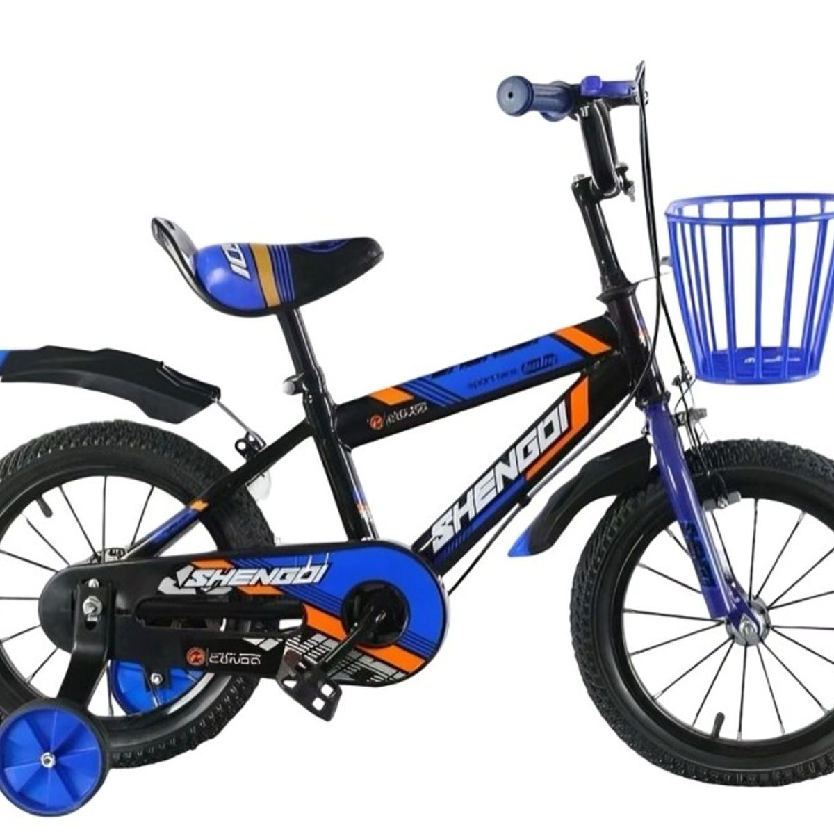 GENERICO - Set x2 Bicicleta Infantil Aro 14 con Canastilla Niño