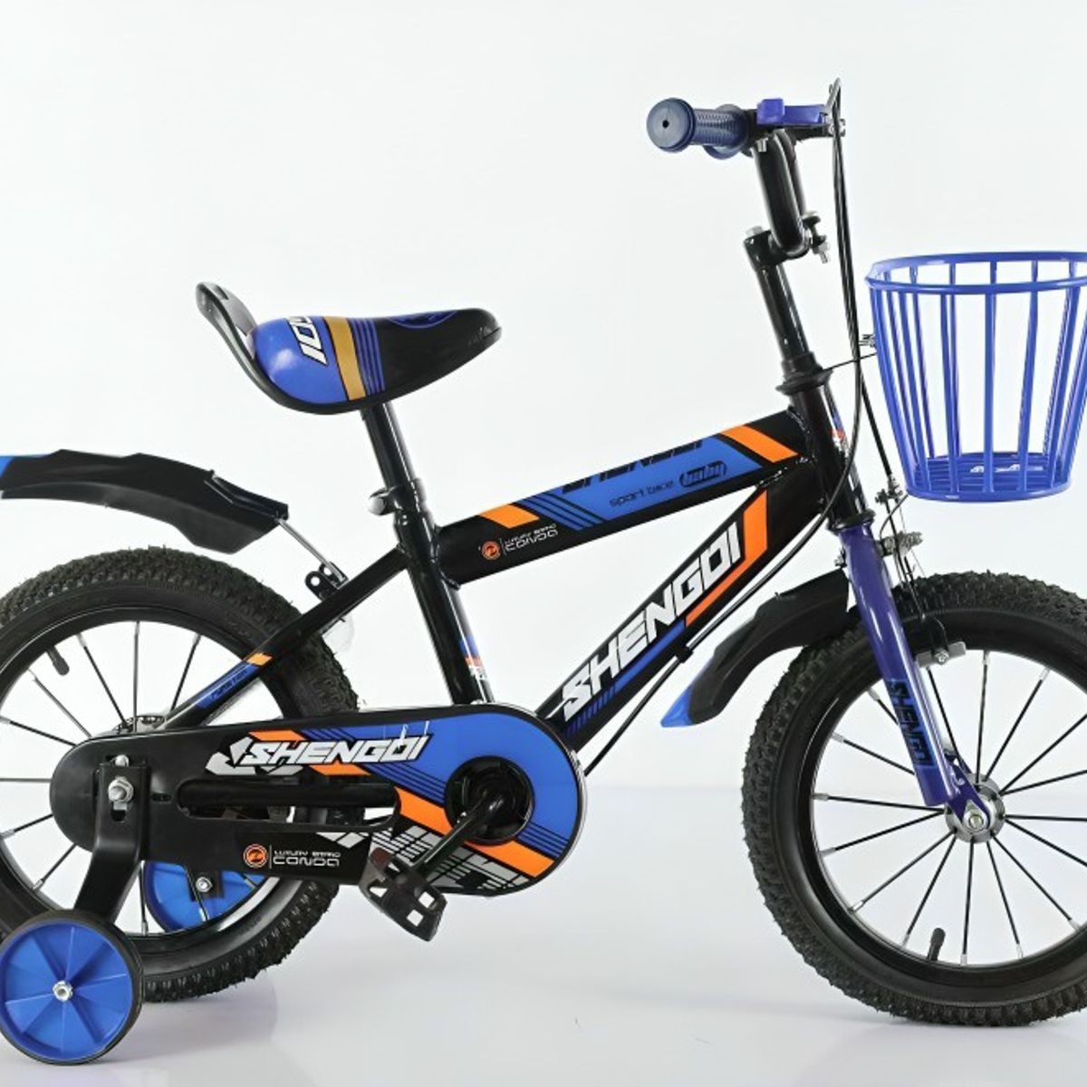GENERICO - Set x2 Bicicleta Infantil Aro 14 con Canastilla Niño