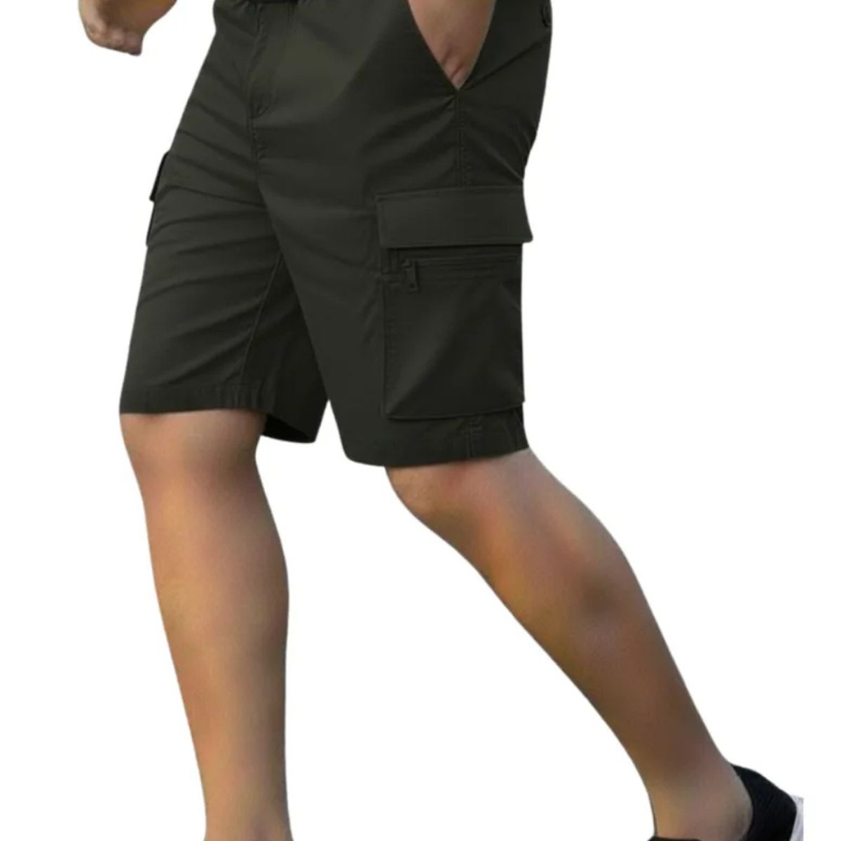 LOOK SHOP - Short Bermuda Cargo Hombre Pantalón Corto Bolsillos K33