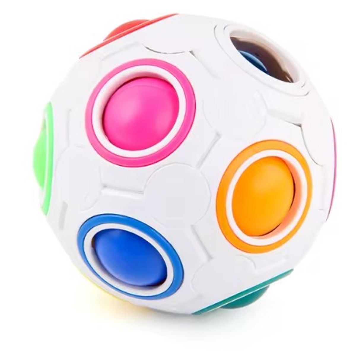 GENERICO - BOLA FIDGET PUZZLE ARCOÍRIS