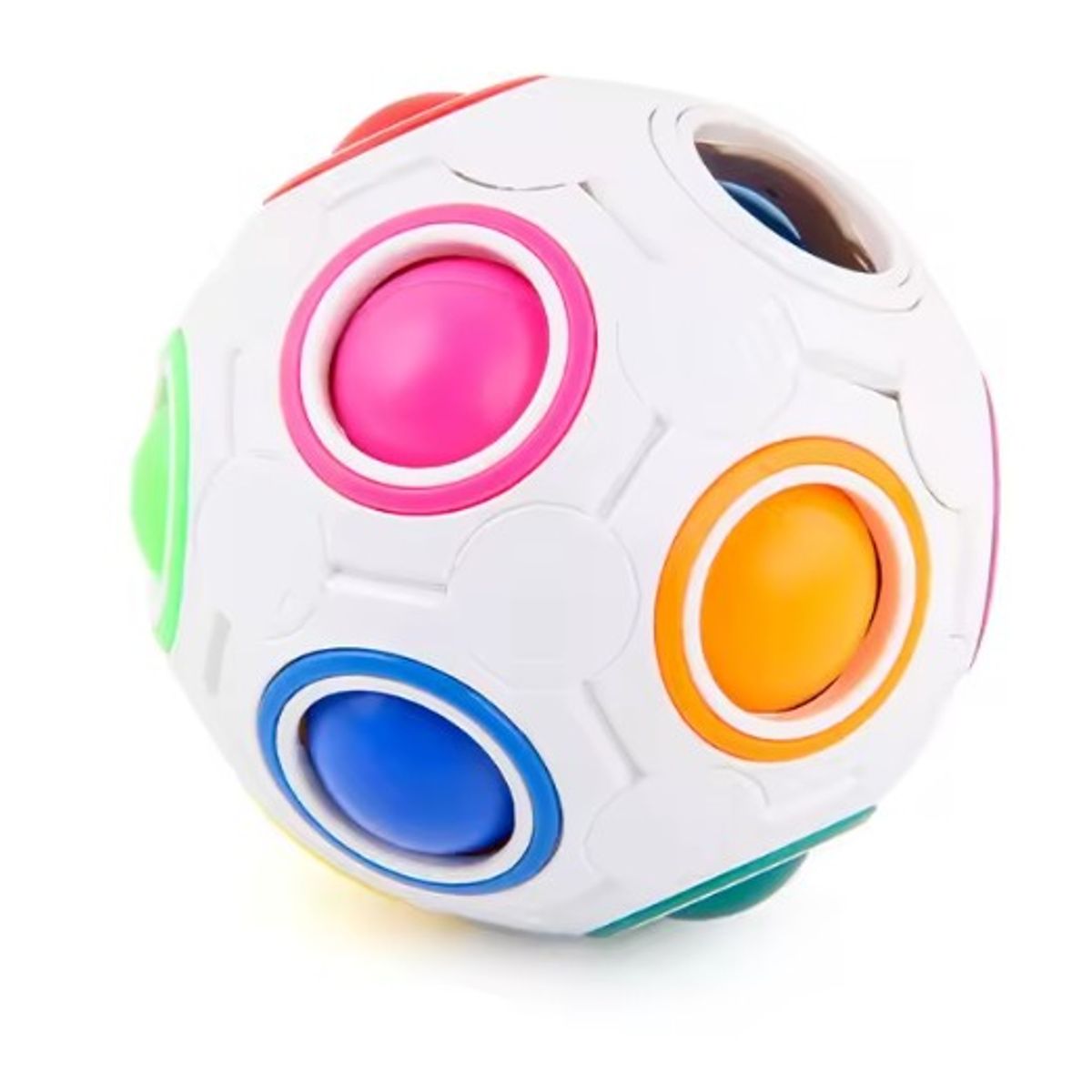 GENERICO - BOLA FIDGET PUZZLE ARCOÍRIS