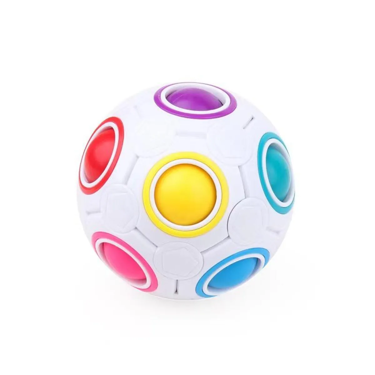 GENERICO - BOLA FIDGET PUZZLE ARCOÍRIS