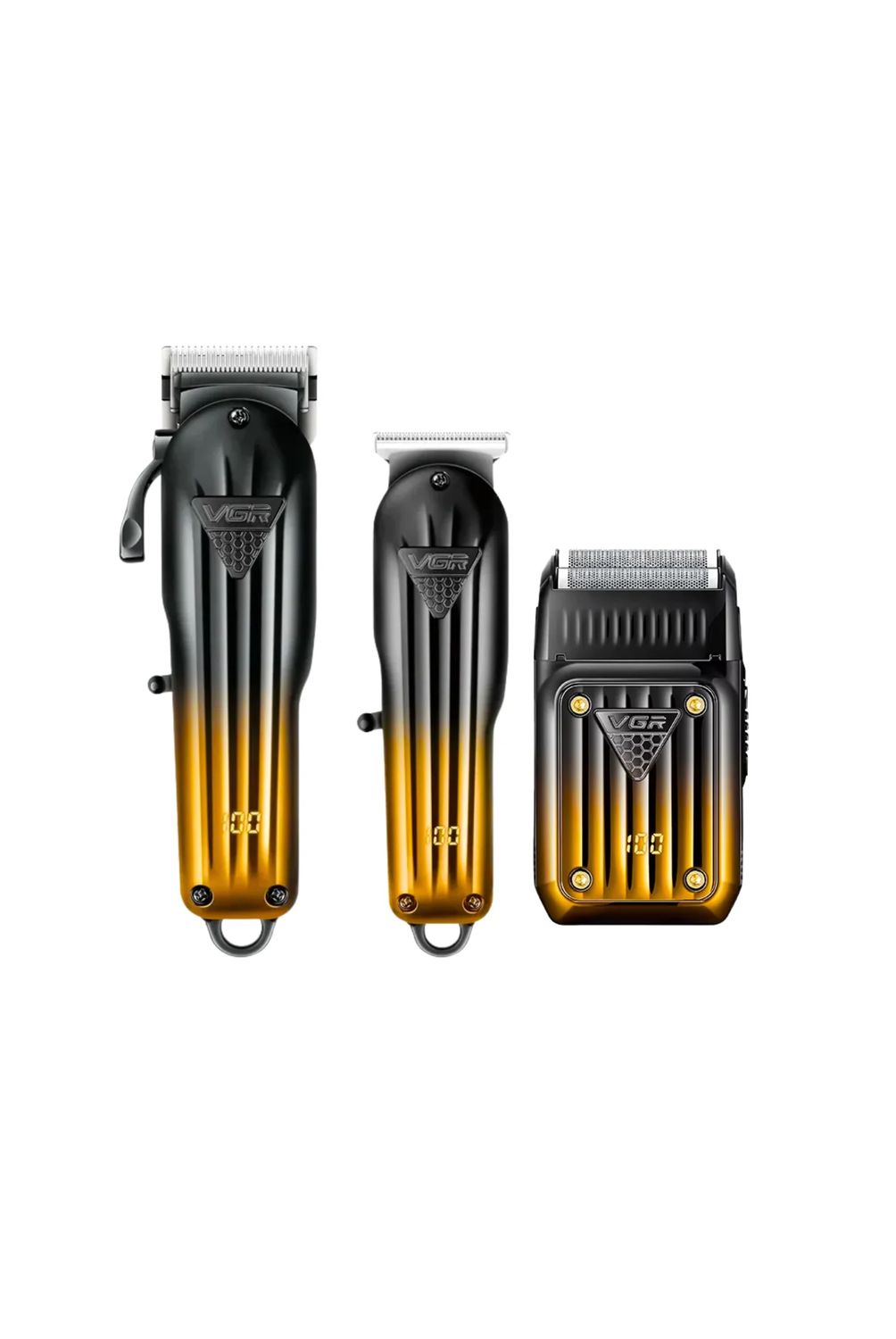 Barber Combo VGR Profesional V644 Clipper + Trimmer + Shaver
