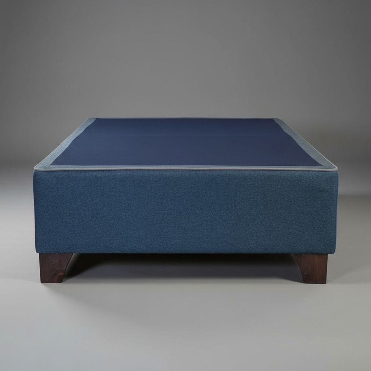 BLOCCARE - Base De Cama 1.5 Plaza Box 30 cm / Patas De Madera 11 cm - Largo 190 cm