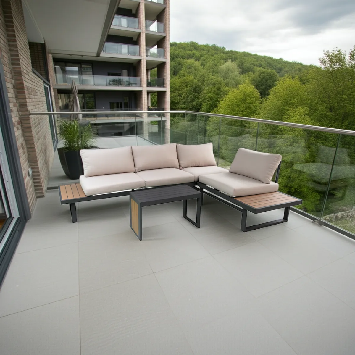 MODRA - Juego de Living Exterior Bergen Seccional