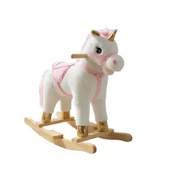 GENERICO - Balancín Infantil Mecedor Para Niñas Unicornio Blanco