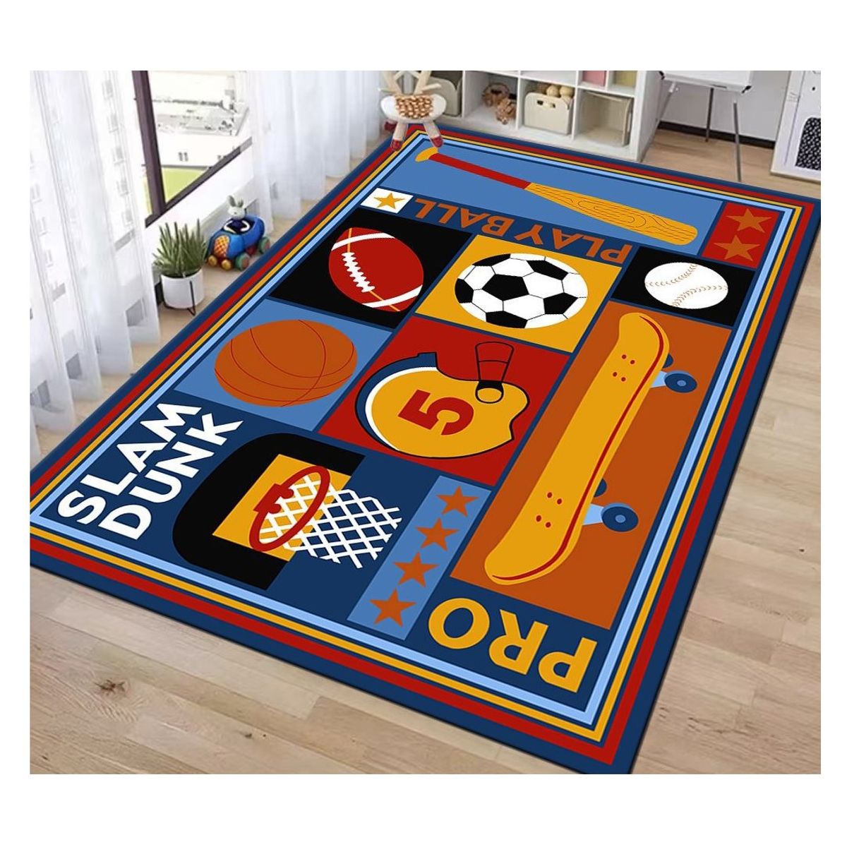 SMARTY XPERIENCE - Alfombra Lisa Juvenil Modelo Play Zone 120x160 CM