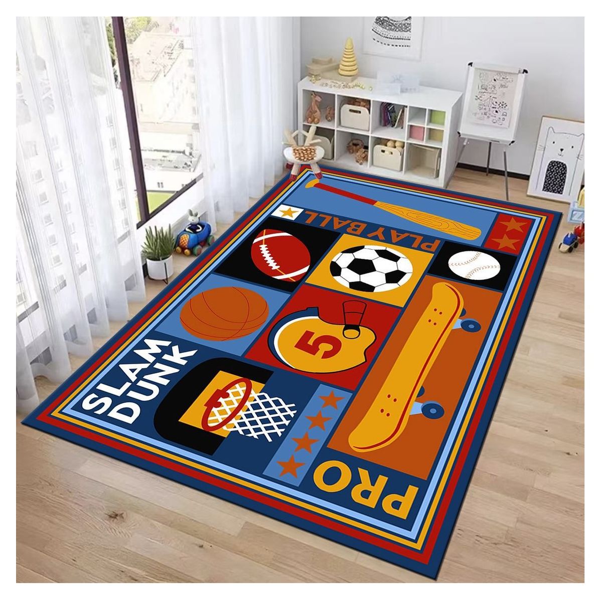SMARTY XPERIENCE - Alfombra Lisa Juvenil Modelo Play Zone 120x160 CM