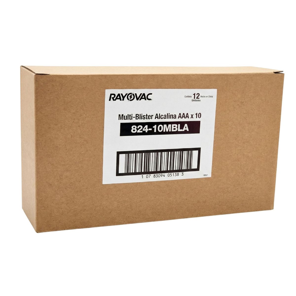 RAYOVAC - Pack 120 Pilas Rayovac Aaa Alcalinas 1.5v Tira Caja 120un (Triple A)