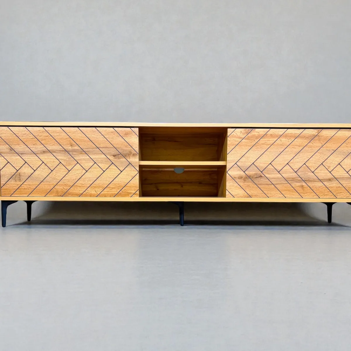 GENERICO - RACK 65¨ TVLINE ESPIGA NATURAL 160 Cm