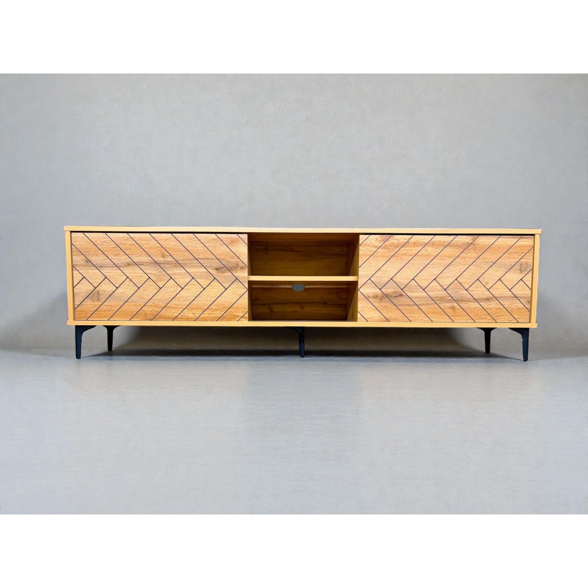 GENERICO - RACK 65¨ TVLINE ESPIGA NATURAL 160 Cm