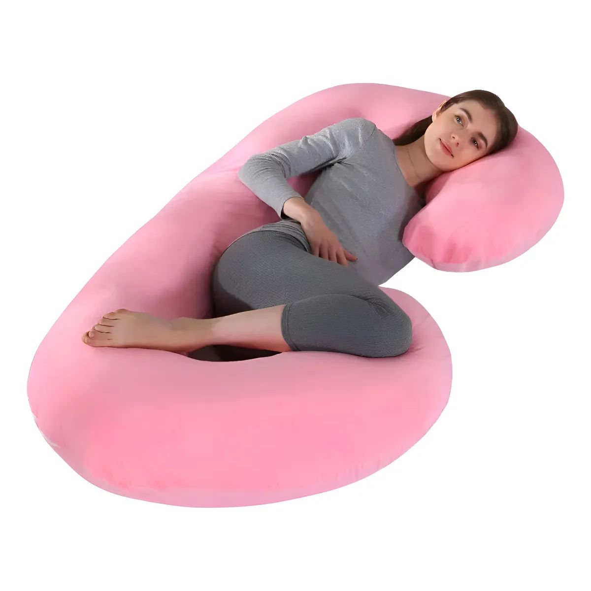 GENERICO - Cojín Almohada Maternal Extra Suave Embarazadas