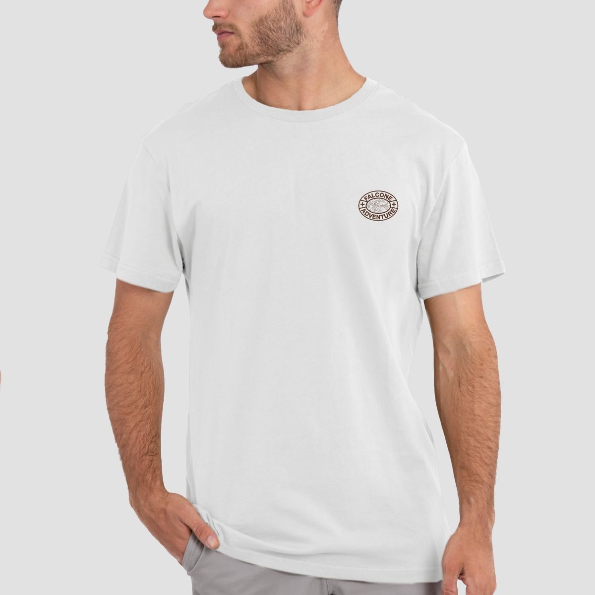 FALCONE - Polera Orgánica Company Of Adventure V2 Hombre Falcone