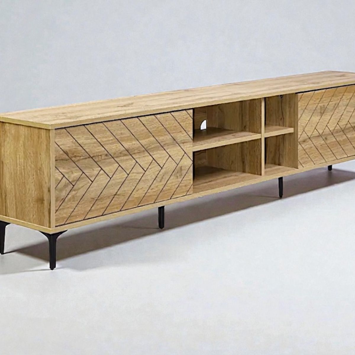 GENERICO - RACK 75¨ TVLINE ESPIGA NATURAL 180 Cm