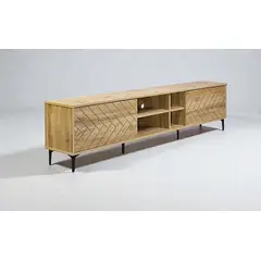 GENERICO - RACK 75¨ TVLINE ESPIGA NATURAL 180 Cm.