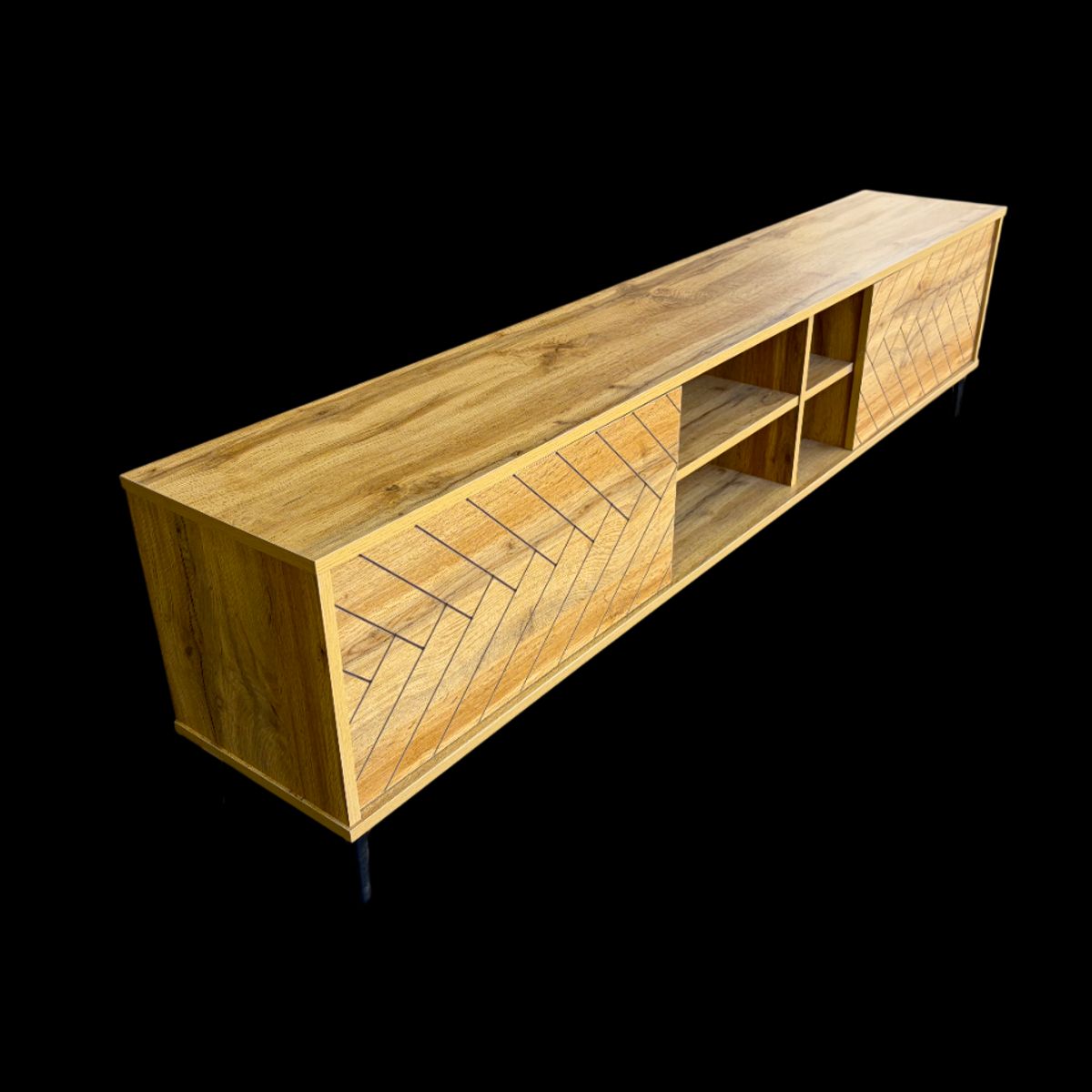 GENERICO - RACK 75¨ TVLINE ESPIGA NATURAL 180 Cm