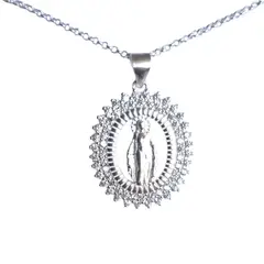 LK LUKSO - Collar Virgen De Los Rayos Milagrosa en Plata 925