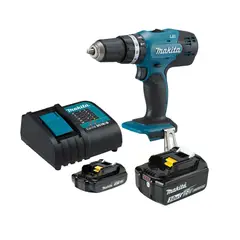 MAKITA - Kit Taladro Perc. DHP453X10 + Bat Adicional 3AH-18V de Regalo