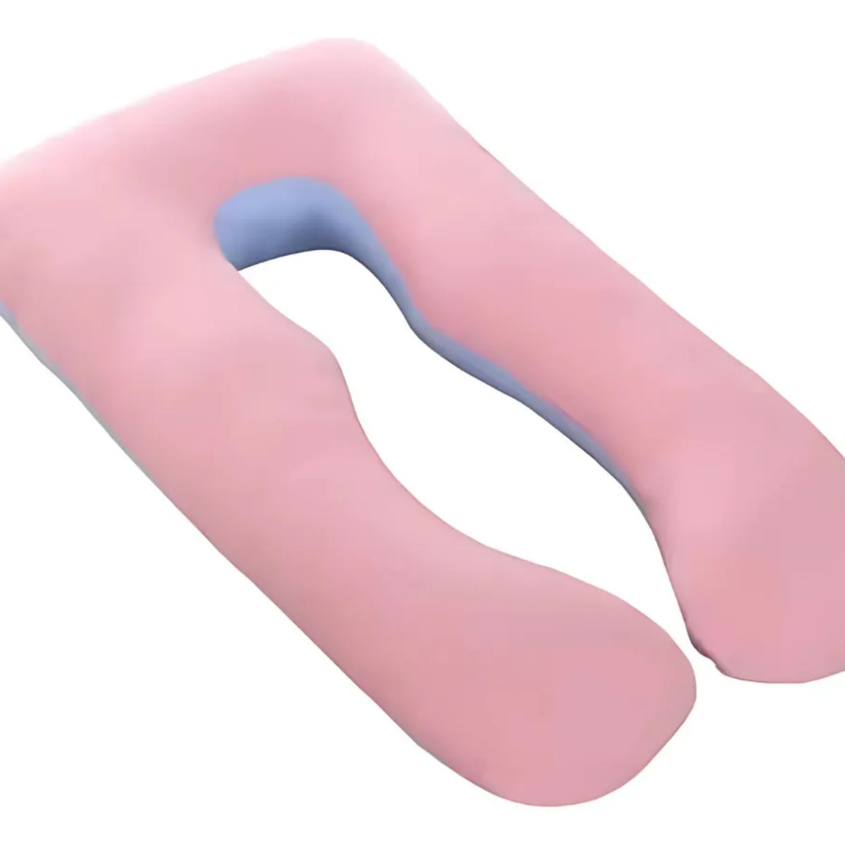 GENERICO - Almohada Embarazo Tipo U Rosa Poliéster Suave Y Ergonómica