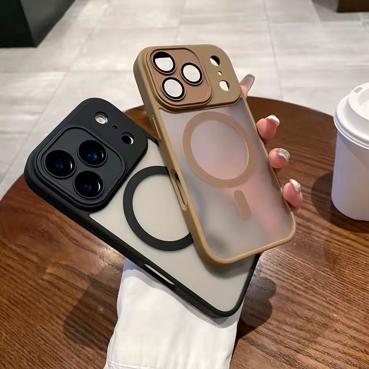 GENERICO - Carcasa Mate Para Iphone 17 Magnética Lila