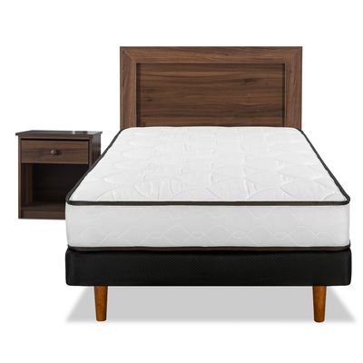 Imagen 2 del producto Cama Europea New Simple 1.5 Plazas + Set Asturias